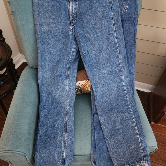 2 pr. Carhartt  36 x 36 Men's Jeans.  Relaxed Fit. 100% Cotton. Tall fit. - Picture 12 of 13